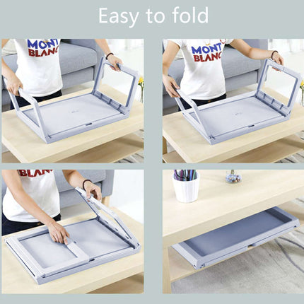 CARLA HOME Multifunction Laptop Bed Desk with foldable legs for Home Office (Blue)-1978962239998267397