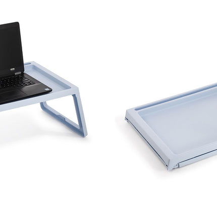 CARLA HOME Multifunction Laptop Bed Desk with foldable legs for Home Office (Blue)-1978962239998267393