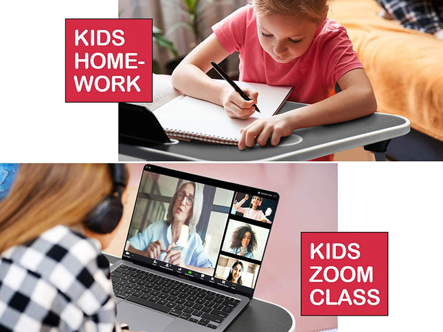 CARLA HOME Laptop Bed Desk with Storage and foldable legs for Adults, Kids & Home Office-1978962240417697794