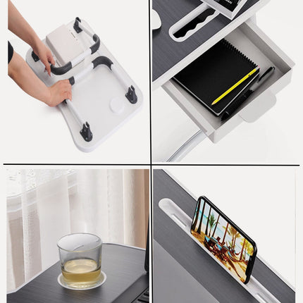 CARLA HOME Laptop Bed Desk with Storage and foldable legs for Adults, Kids & Home Office-1978962240417697798