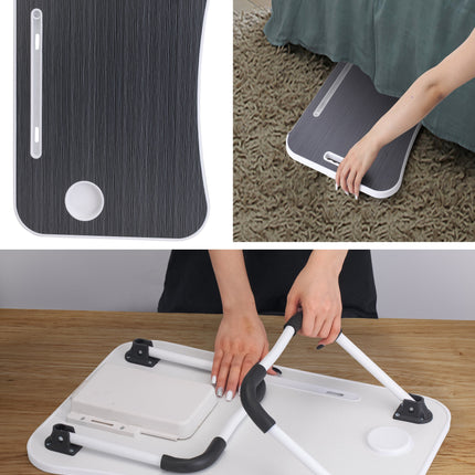 CARLA HOME Laptop Bed Desk with Storage and foldable legs for Adults, Kids & Home Office-1978962240417697799