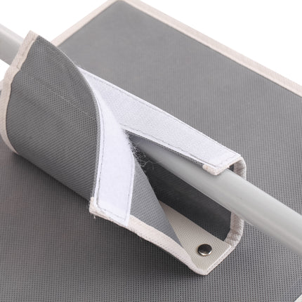 2 Pack 5-Tier Shelf Hanging Closet Organizer and Storage for Clothes (Grey)-1978962242040893447