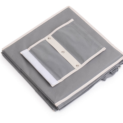 3 Pack 5-Tier Shelf Hanging Closet Organizer and Storage for Clothes (Grey)-1978962242468712454