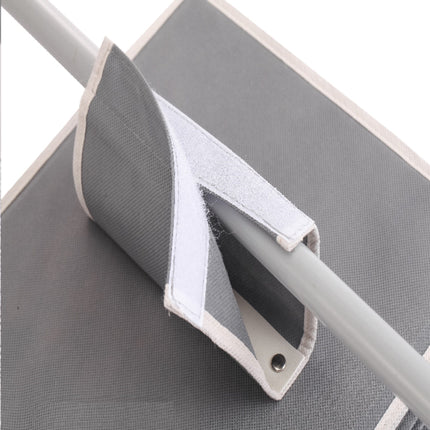 3 Pack 5-Tier Shelf Hanging Closet Organizer and Storage for Clothes (Grey)-1978962242468712455