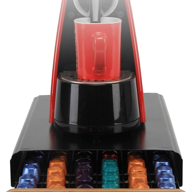 CARLA HOME Coffee Pods Holder Storage Drawer Compatible with 60 Nespresso Pods for Kitchen Storage & Organisation, Nespresso Pod Holder Coffee Machine for Home Storage (Natural)-1978962243710226433