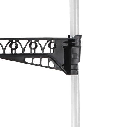 CARLA HOME Folding 3 Tier Clothes Laundry Drying Rack with Stainless Steel Tubes for Indoor & Outdoor Home-1978962245224370182