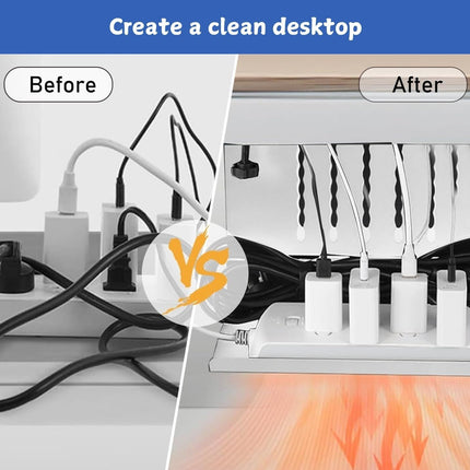 CARLA HOME Under Desk Side Laptop Holder Storage with No Drill Cable Management Tray and Pen Storage for Office and Home-1978962248944717828