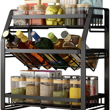 CARLA HOME 3-Tier Detachable Spice Rack Storage Organiser for Kitchen Countertop-1978962249125072896