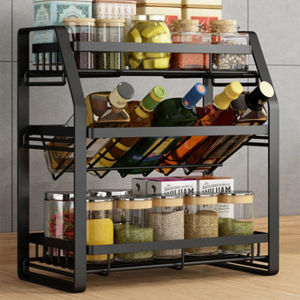 CARLA HOME 3-Tier Detachable Spice Rack Storage Organiser for Kitchen Countertop-1978962249125072897