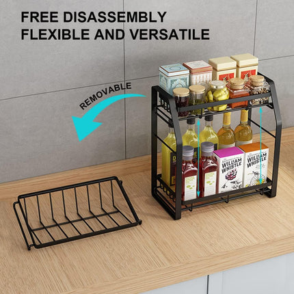 CARLA HOME 3-Tier Detachable Spice Rack Storage Organiser for Kitchen Countertop-1978962249125072899