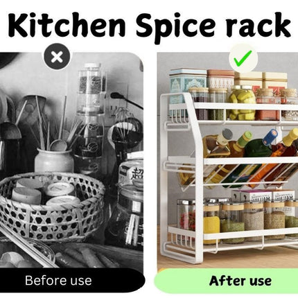 CARLA HOME 3-Tier Detachable Spice Rack Storage Organiser for Kitchen Countertop-1978962249292845059