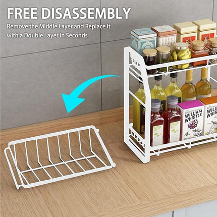 CARLA HOME 3-Tier Detachable Spice Rack Storage Organiser for Kitchen Countertop-1978962249292845060