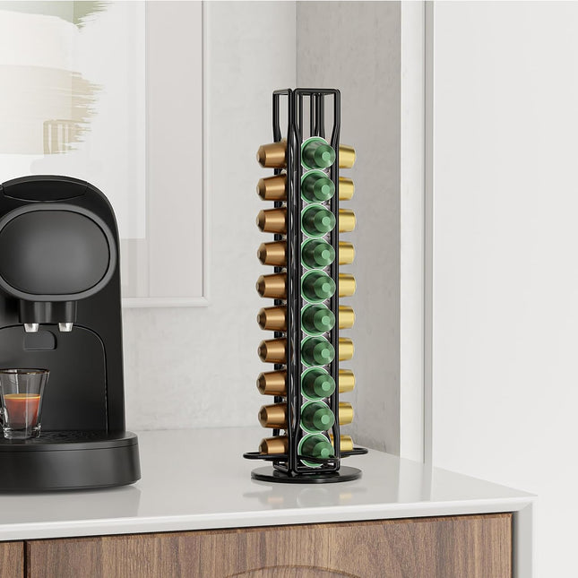 CARLA HOME Coffee Pods Holder Storage Compatible with 40 Nespresso Pods-1978962249624195073