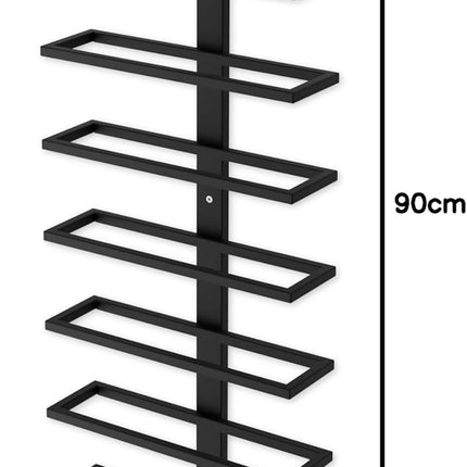 CARLA HOME Set 2 Pcs Metal Wall Mount Wine Rack for Wine Bottles, Liquor, Champagne (Holds 10 Bottles)-1978962251868147720