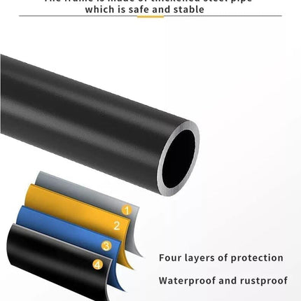 CARLA HOME 3-Tier Over The Toilet Storage Rack with Hooks & Paper Holder for Bathroom & Laundry Room-1978962253424234500