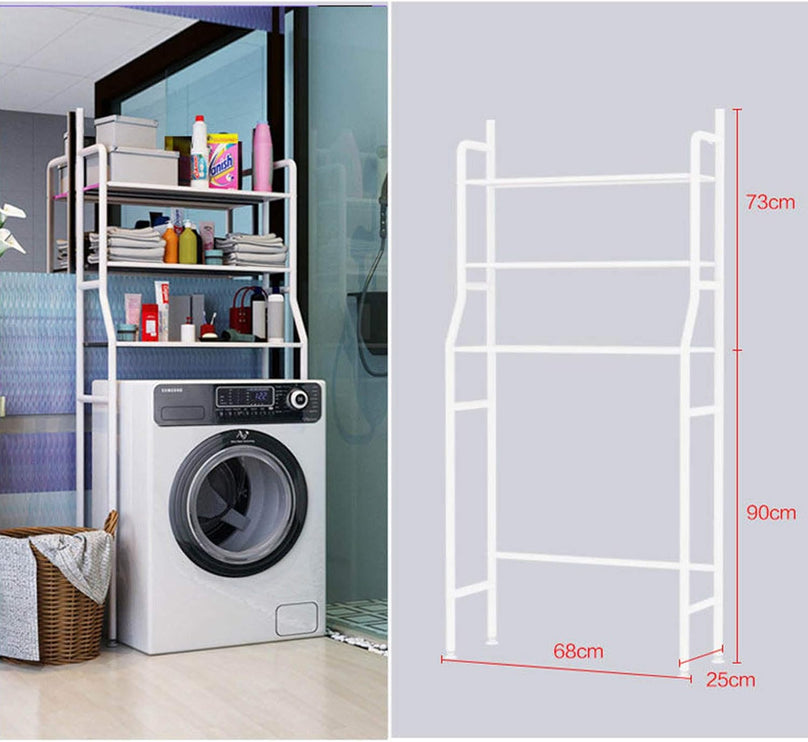CARLA HOME 3-Tier Over Washing Machine Storage Rack for Laundry Room or Kitchen-1978962253583618049