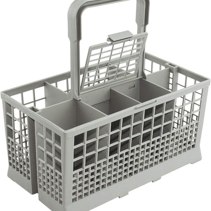 CARLA HOME 8 Slot Universal Dishwasher Cutlery Basket with Handle and Lid which Fits Most Brands (240mm X 135mm X 122mm)-1978962256494465024