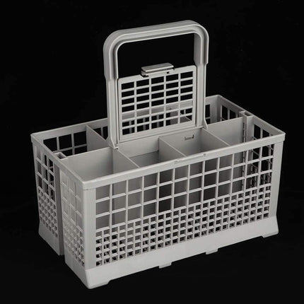 CARLA HOME 8 Slot Universal Dishwasher Cutlery Basket with Handle and Lid which Fits Most Brands (240mm X 135mm X 122mm)-1978962256494465030