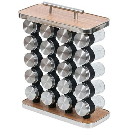CARLA HOME 20-Jar Spice Rack Organizer Storage for Kitchen Countertop or Cabinet-1978962257857613824