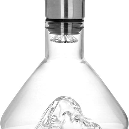 CARLA HOME Iceberg Wine Decanter with Aerator Filter and Lid-1978962258545479689