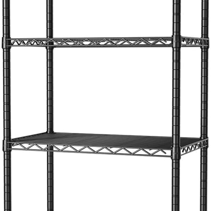 CARLA HOME 4-Tier Adjustable Metal Storage Shelves Wire Rack Organizer for Kitchen, Pantry, Bathroom or Laundry Room (60cm W x 40cm D x 140 cm H)-1978962259929600008