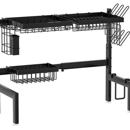 CARLA HOME Adjustable Over the Sink Dish Drying Rack with Utensil Holder, Hooks & Cutting Board Rack for Kitchen Counter Storage-1978962260260950024