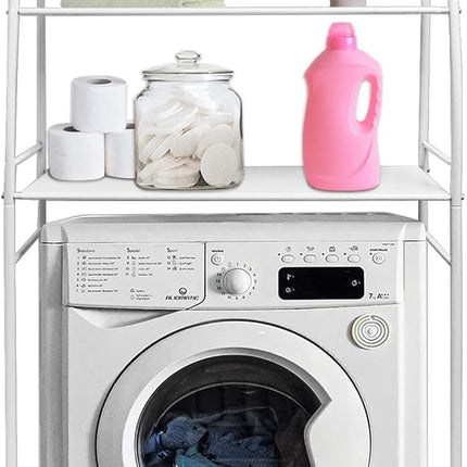 CARLA HOME 3-Tier Over Washing Machine Storage Rack for Laundry Room Space Saving, Towels, Detergent & Bathroom Essentials-1978962263477981191