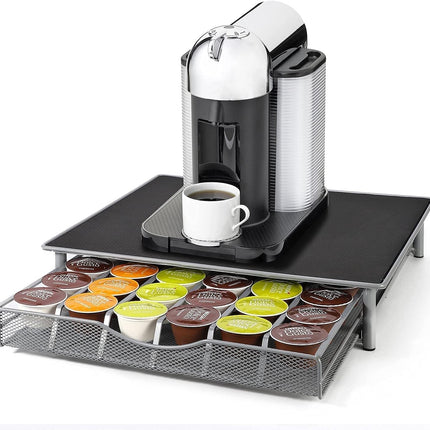 CARLA HOME K-Cup Coffee Pod Drawer for 36 Coffee Pods Storage for Home Kitchen Counter Organizer-2050057500685897728