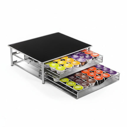 CARLA HOME K-Cup Coffee Pod Drawer for 72 Coffee Pods Storage for Home Kitchen Counter Organizer-2050057500866252807