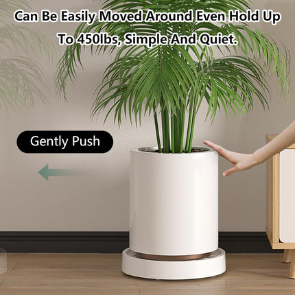 CARLA HOME Rolling Plant Stand with 360° Wheels for Indoor Pots (26 cm)-2050057504708235267