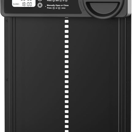 CARLA HOME Automatic Chicken Coop Door Opener with Timer Control, Anti-Pinch Protection, LCD Display & Battery Powered for Backyard Chickens-2050057507816214535