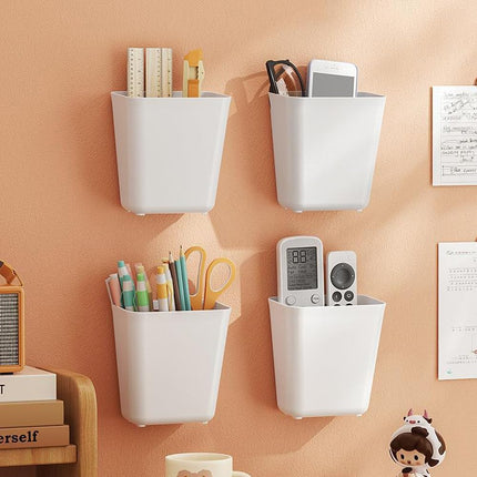 CARLA HOME 4-Pack Self-Adhesive Wall Storage Box for Cabinet Doors, Kitchen, Bathroom & Office-2050057509091282949