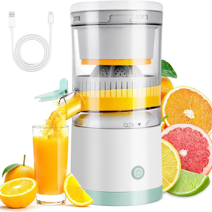 CARLA HOME Hands-Free Citrus Juicer with USB Rechargeable Electric Fruit Squeezer-2050057515454042112