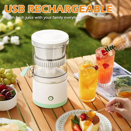 CARLA HOME Hands-Free Citrus Juicer with USB Rechargeable Electric Fruit Squeezer-2050057515454042118