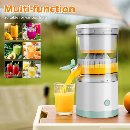 CARLA HOME Hands-Free Citrus Juicer with USB Rechargeable Electric Fruit Squeezer-2050057515454042119