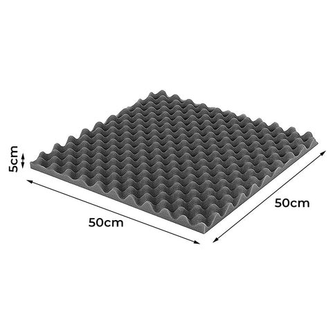 14PC Acoustic Foam Wall Panels 50x50x5cm-1910112285842608130
