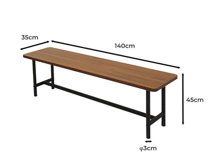 Levede 1XDining Chairs Bench Chair 2-3 Seater140cm-1910113302495760386