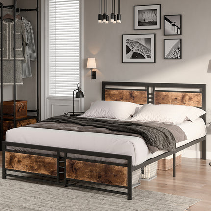 Levede Metal Bed Frame Queen Mattress-1975420520128188422