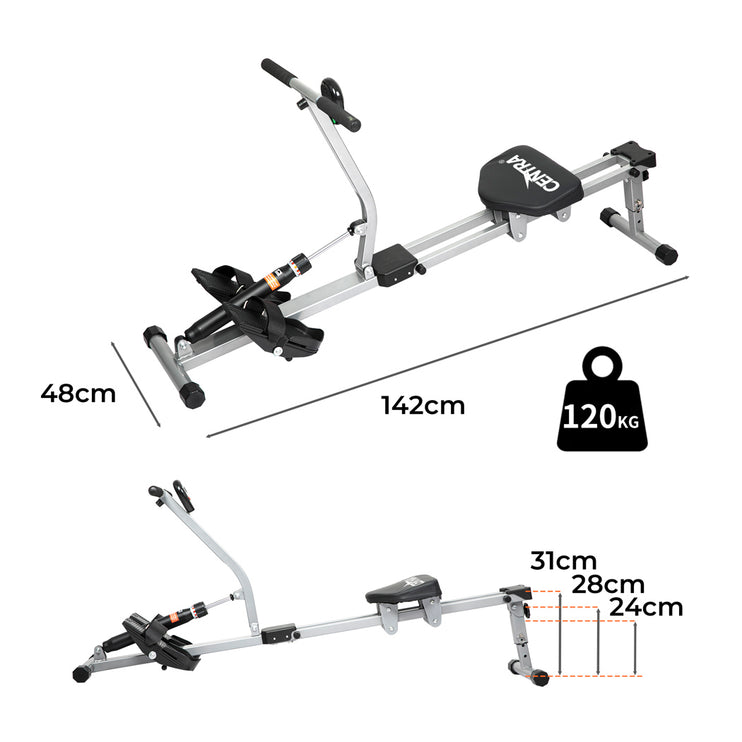 Centra Hydraulic Rowing Machine 12 Levels-1973193716327911426