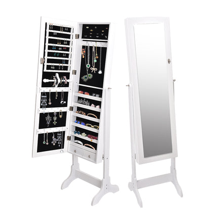 Levede Mirror Jewellery Cabinet Makeup-1973193900101341184