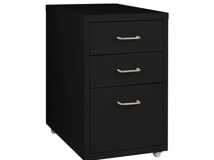 Levede 3 Drawer Office Drawers Cabinet Black-1910113086099034112