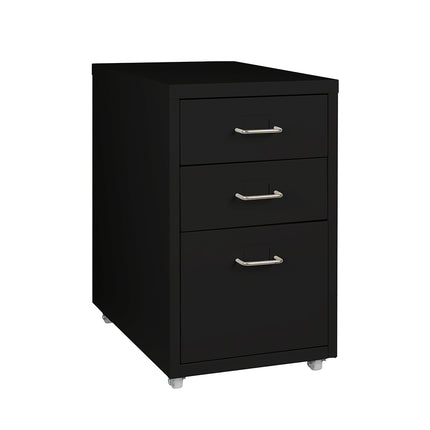 Levede 3 Drawer Office Drawers Cabinet Black-1973193873060663296