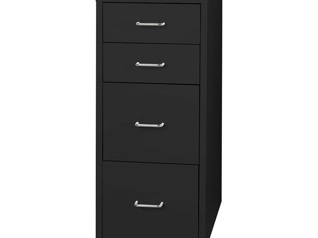 Levede 4 Drawer Office Drawers Cabinet Black-1922897592723836928