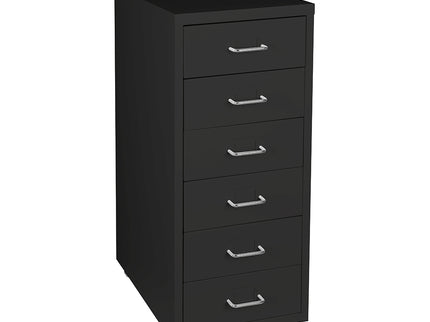 Levede 6 Drawer Office Cabinet Drawers Black-1922897593382342657