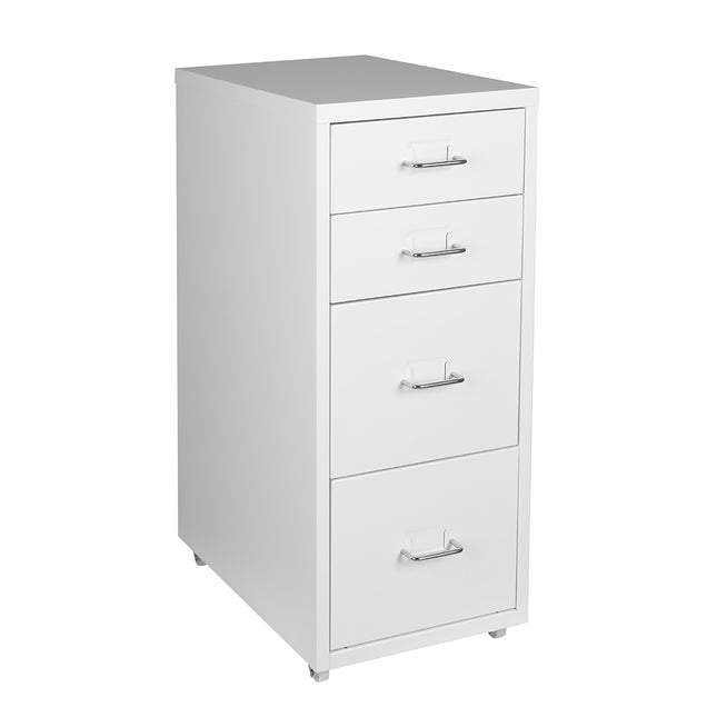 Levede 4 Drawer Office Drawers Cabinet White-1973193873647865857