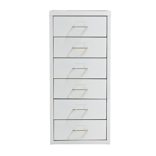 Levede 6 Drawer Office Cabinet Drawers White-1973193874423812097