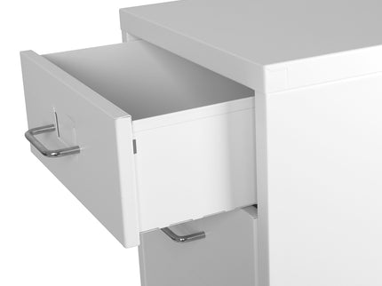 Levede 3 Drawer Office Drawers Cabinet White-1910113086635905027