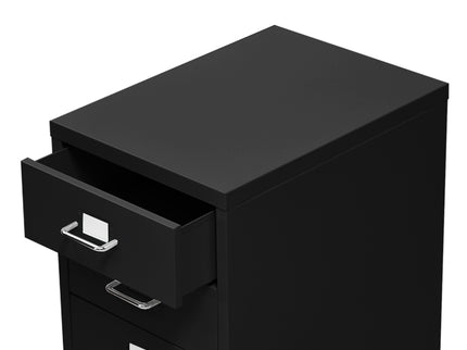 Levede 6 Drawer Office Cabinet Drawers Black-1922897593382342660