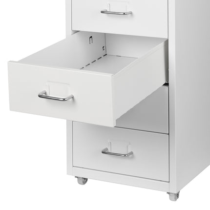 Levede 6 Drawer Office Cabinet Drawers White-1973193874423812101