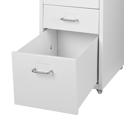 Levede 3 Drawer Office Drawers Cabinet White-1973193873249406981